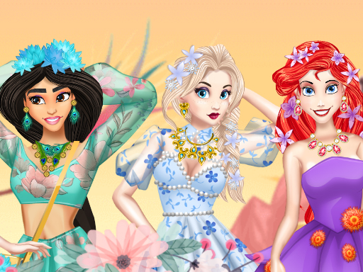 Floral Outfit For The Princess online Hypercasual game