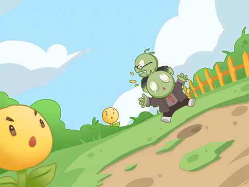 Flowers vs Zombies online Shooting game