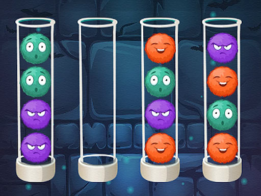 Fluffy Balls - Sorting online game