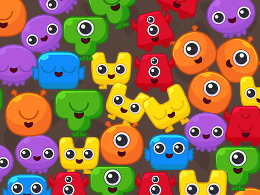 Fluffy Monsters Match online game