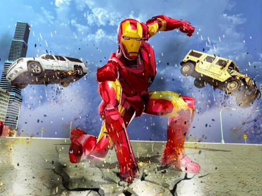 Flying Iron Hero online Adventure game