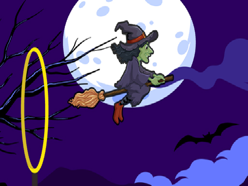 Flying witch halloween online game