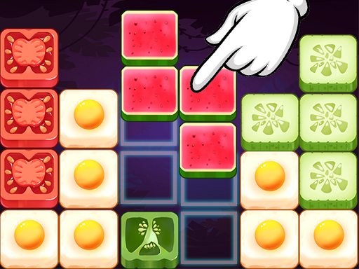 Food Blocks Puzzle online game