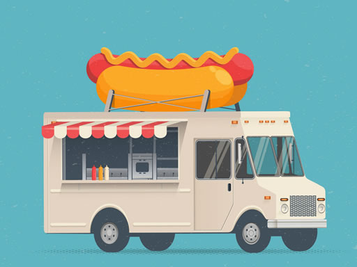 Food Trucks Jigsaw online game