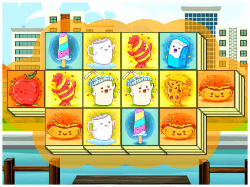 Foody Triple Mahjong online Clicker game
