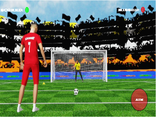 Football soccer penalties online game