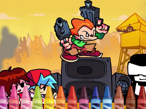 Friday Night Funkin Coloring online game
