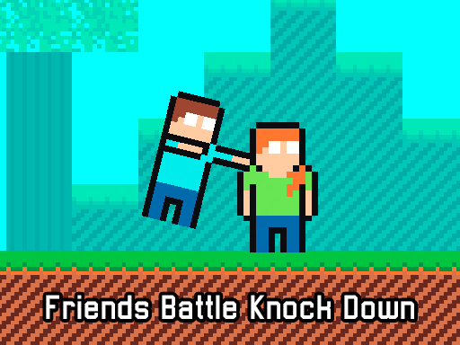 Friends Battle Knock Down online Arcade game