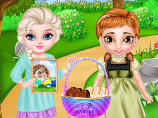 Frozen Baby Happy Easter online game