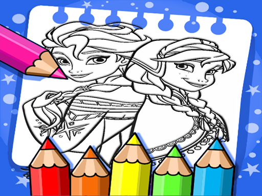Frozen Coloring Book online Puzzle game