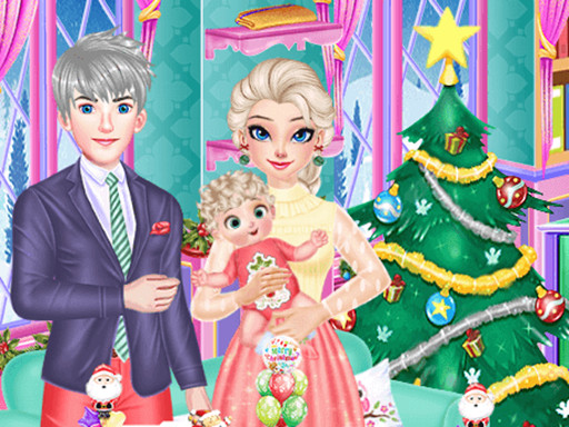 Frozen Family Christmas Preparation online game