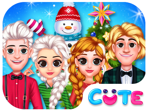 Frozen Princess Christmas Celebration online game