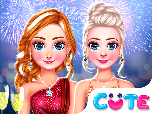 Frozen Princess New years Eve online Girls game