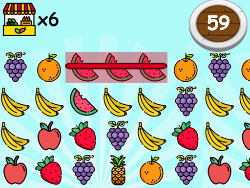 Fruit Crush online Puzzle game