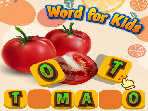 Fruits and Vegetables Word online game