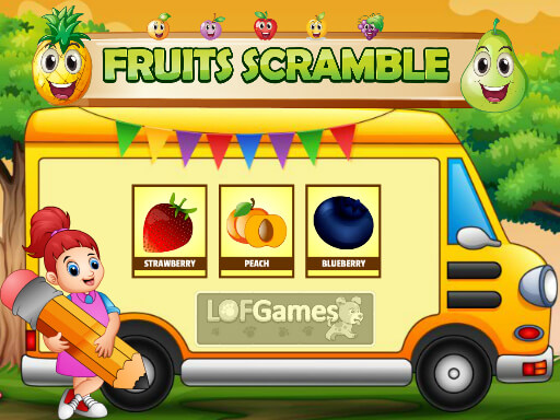 Fruits Scramble online Puzzle game