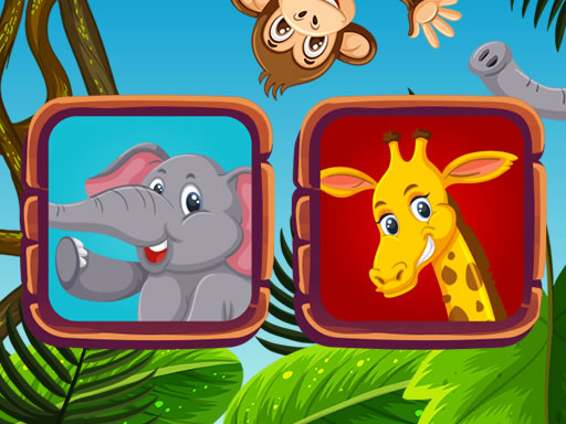 Fun Animals Memory online game