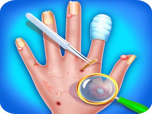 Fun Baby Care Kids Game - Hand Skin Doctor online Girls game