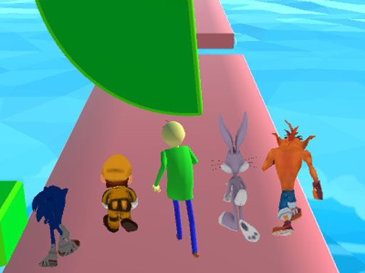 Fun Race 3D - baldi's basics online game