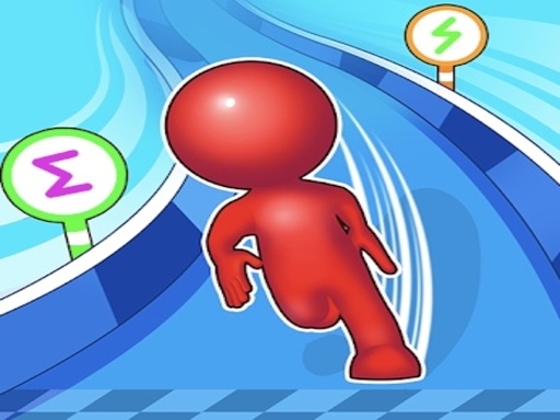 Fun Race On Ice 3D online game
