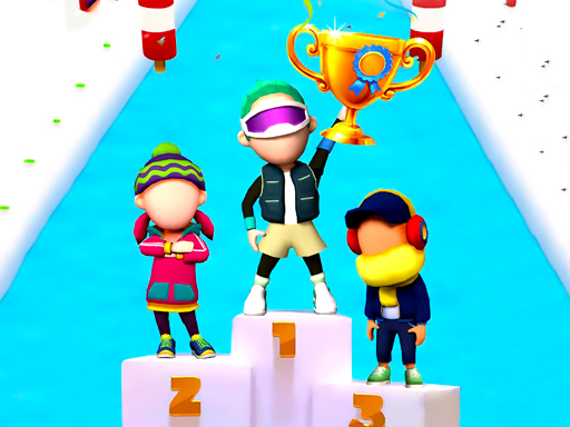Fun Race On Ice online Arcade game