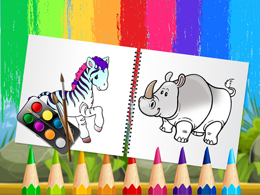 Funny Animals Coloring Book online game