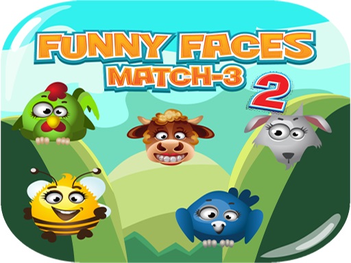 Funny Faces Match3 online game