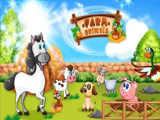 Funny Learning Farm Animals online game
