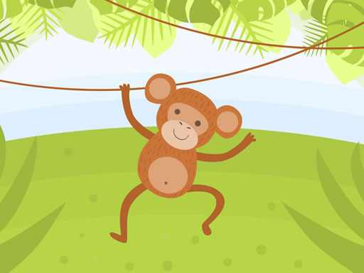 Funny Monkeys Coloring online game