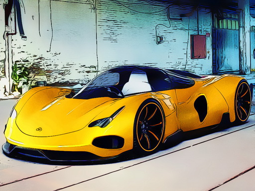 Futuristic Car Models online game