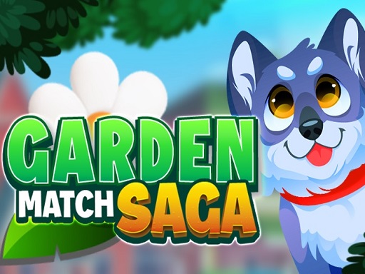 Garden match saga online Puzzle game