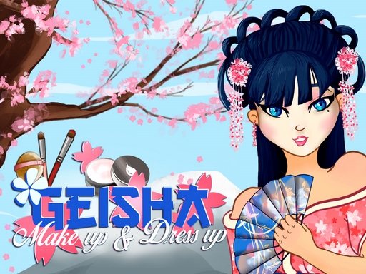 Geisha make up and dress up online game