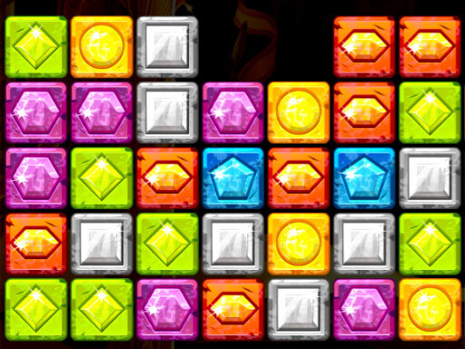 Gems Blocks Collapse online Puzzle game