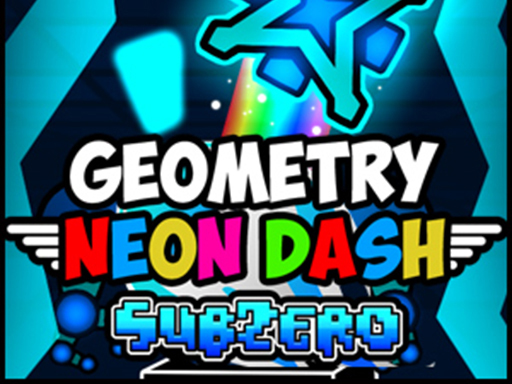 Geometry Neon Dash Subzero online Clicker game