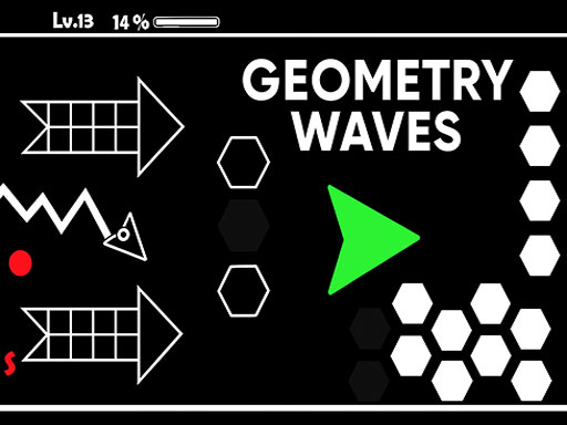 Geometry Waves online Hypercasual game