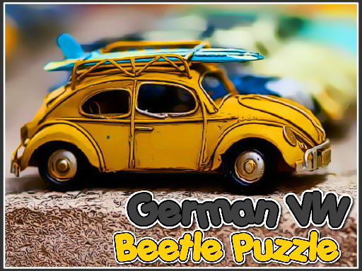 German VW Beetle Puzzle online game