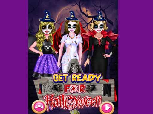 Get Ready For Halloween online Girls game