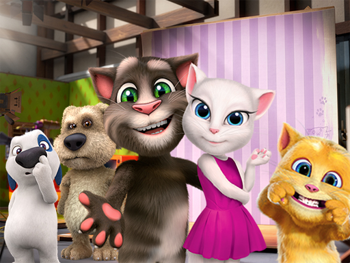 GF Talking Tom Jigsaw Puzzle online game