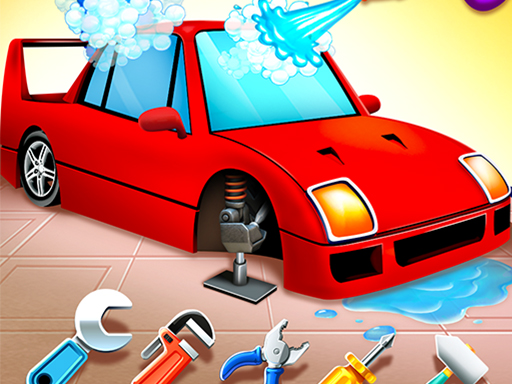 Girls Car Wash Salon Auto Workshop online game