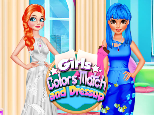 Girls Colour Match and Dress up online game