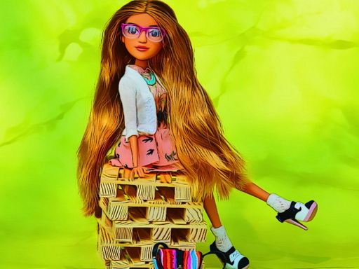 Girls Sunglasses Style Puzzle online game