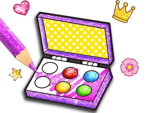 Glitter Beauty Coloring And Drawing online game