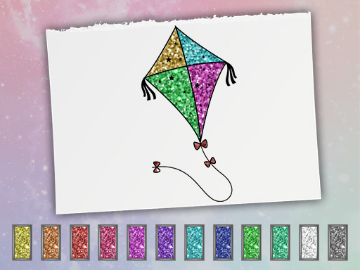 Glitter Toys Coloring Book online game