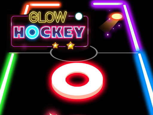 Glow Hockey online Sports game