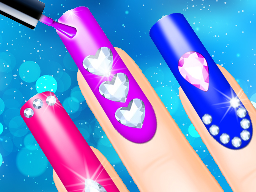 Glow Nails: Manicure Nail Salon Game for Girls online Arcade game