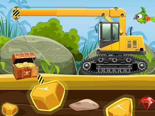 Gold Truck Crane online Clicker game