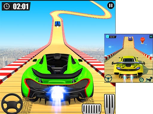 Grand Mega Ramp Stunts online Racing game