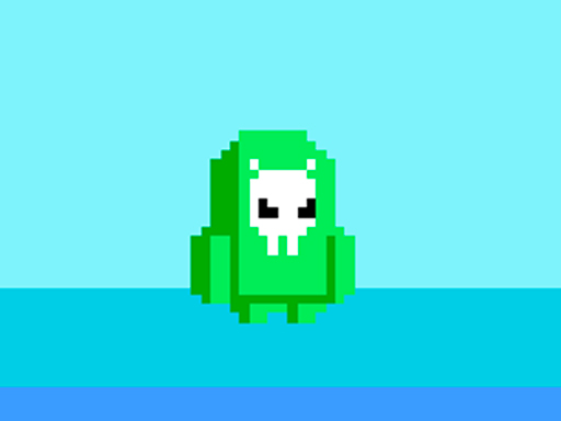 green alien fall guys online game