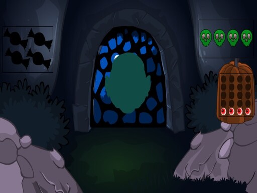 Green Monster Forest Escape online game