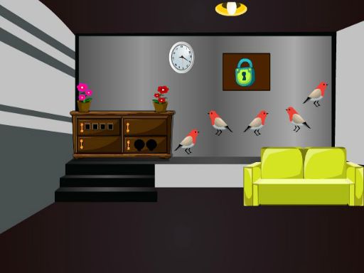 Grey Checked Room Escape online game
